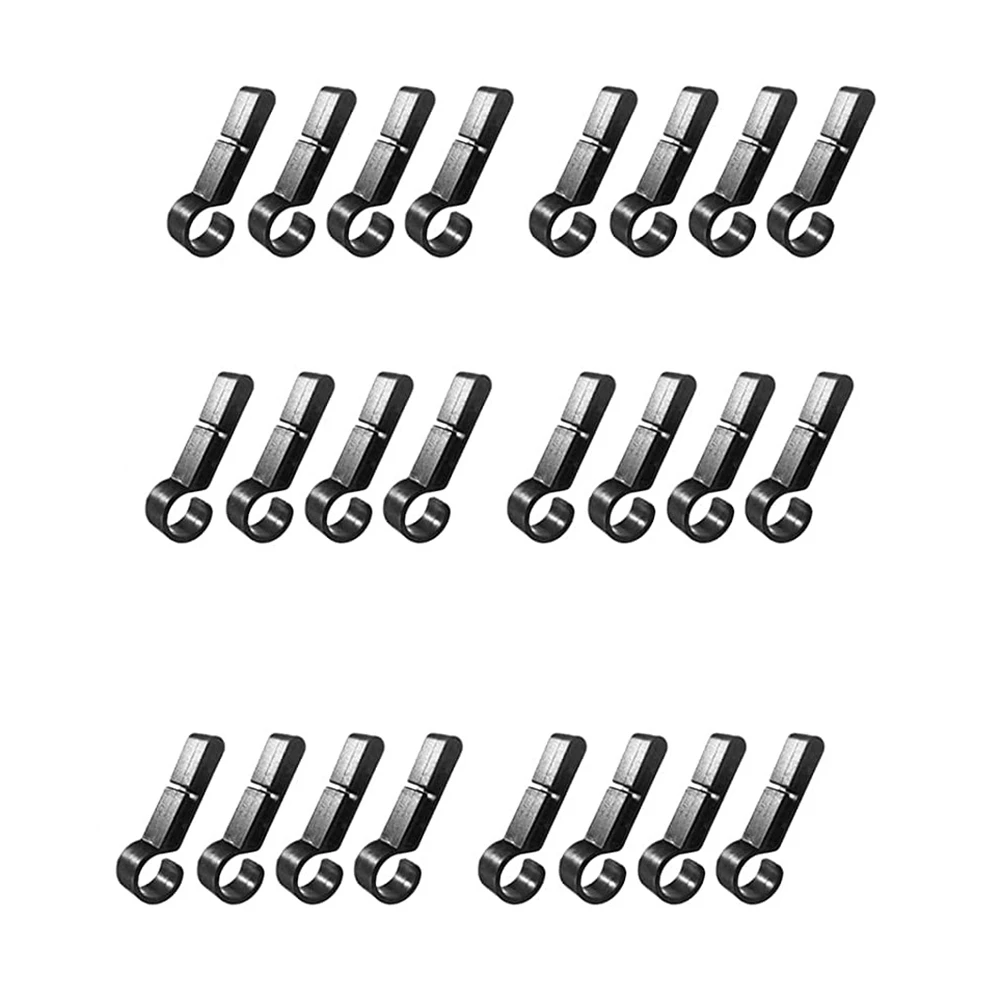 A04G-100Pcs 헤드 라이트 램프용 헬멧 클립, 하드 햇 액세서리, 헤드 라이트 후크, 하드 햇 라이트 클립, 헤드 라이트 램프 클립