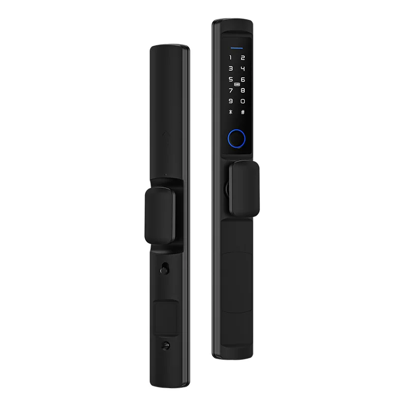 Fingerprint lock indoor wooden door smart lock home broken bridge aluminum fingerprint lock office password lock
