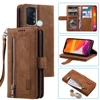 9 Cards Wallet Case for Oppo Reno 5A Case Card Slot Zipper Flip Folio with Wrist Strap Carnival for Oppo Reno5 A Cover 1