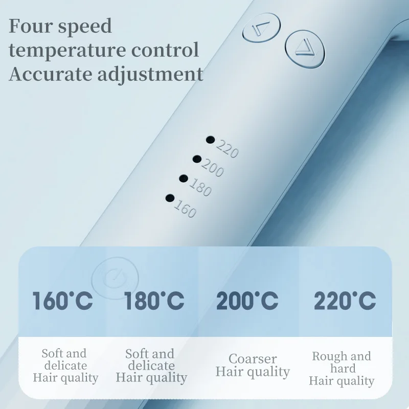 2-in-1 curling iron hair straightening comb 32MM large wave electric negative ion non-damaging water wavy curling iron 2