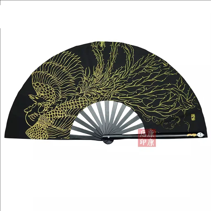 Tai Chi Fan 34cm Bamboo Chinese Kung Fu Fans High Quality Martial Arts Fan