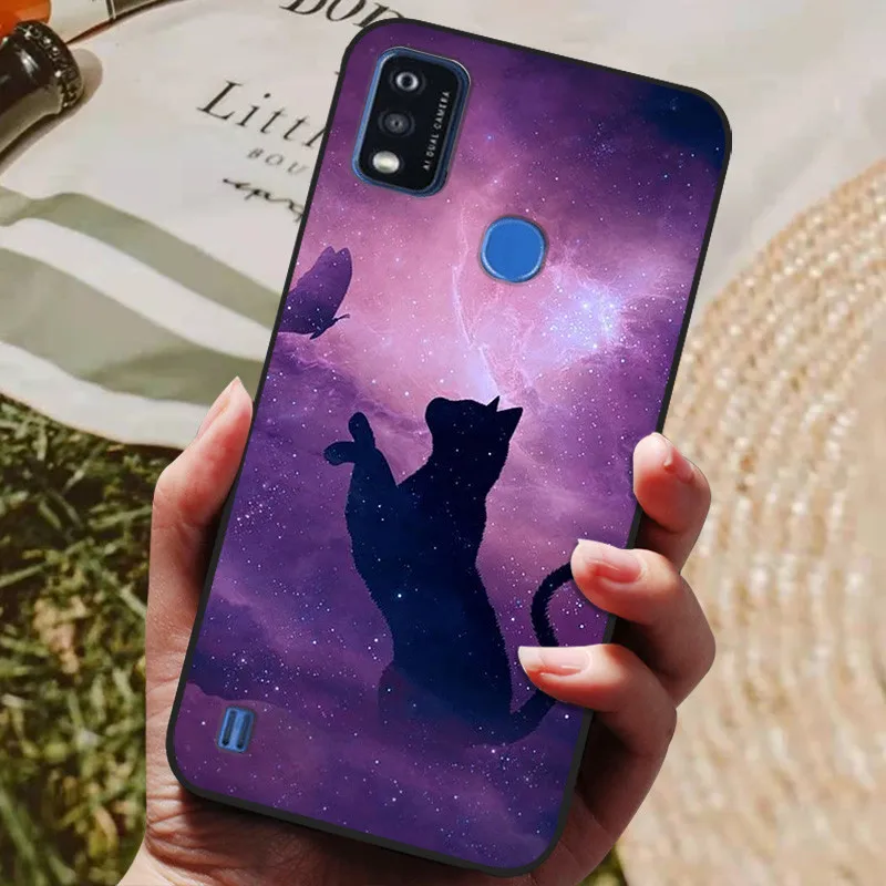 Shockproof Silicone Soft Phone Case with Black TPU Bumper