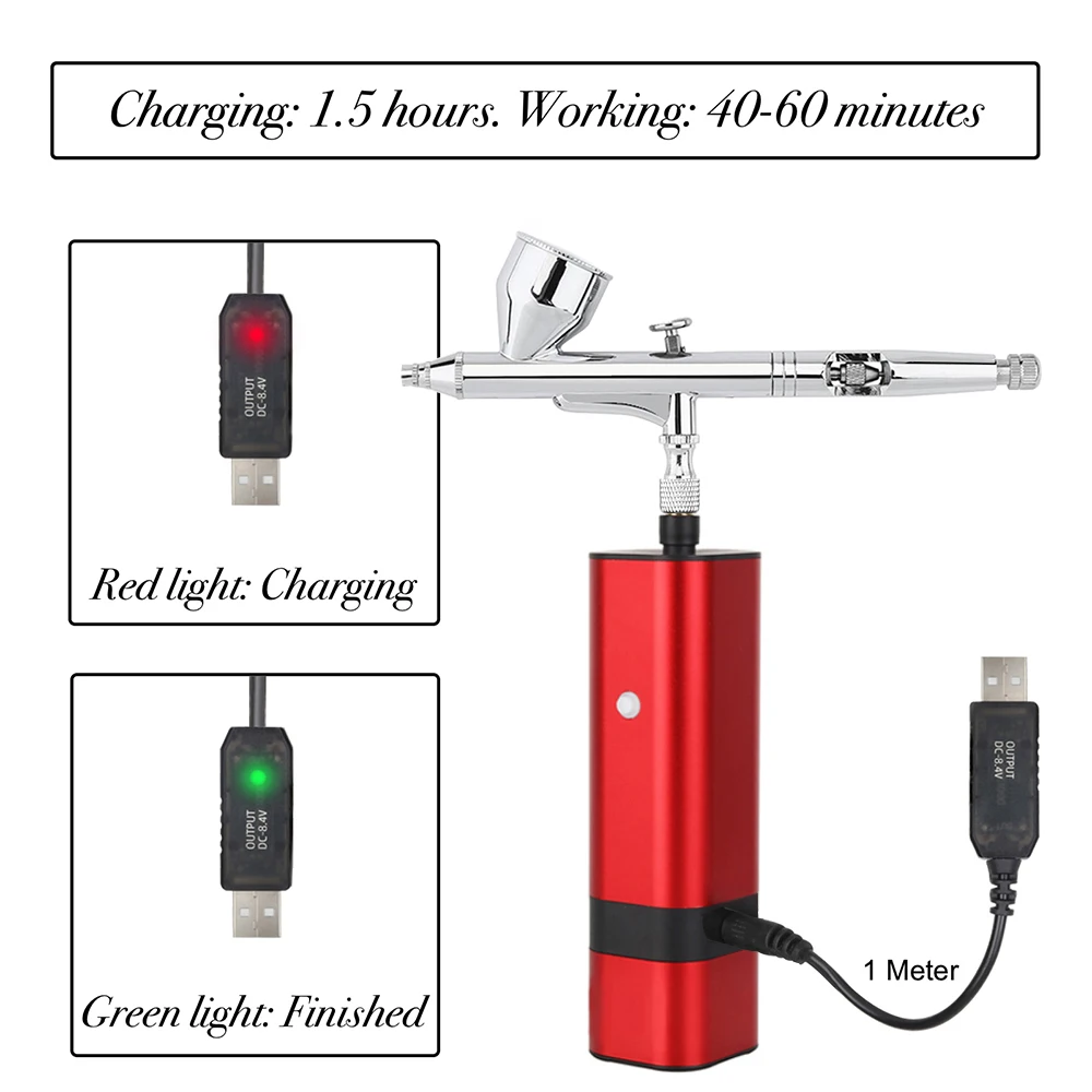 Mini Airbrush Set, Mini Air Compressor, Make Up Airbrush Kit