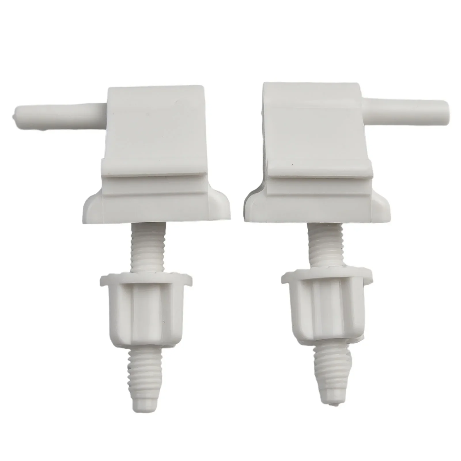 Toilet Seat Accessories Toilet Hinge Replacement Plastic Toilet Seat Hinge Bolts Screw Toilet Lid Hinge Mounting Fittings Bathroom Hardware Replacement Parts