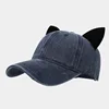 Cool Cat Ears Caps Cute Hat Women Streamer Cap Men's Punk Baseball Cap Brand Designer Caps Unisex Baseball Cap Men 4
