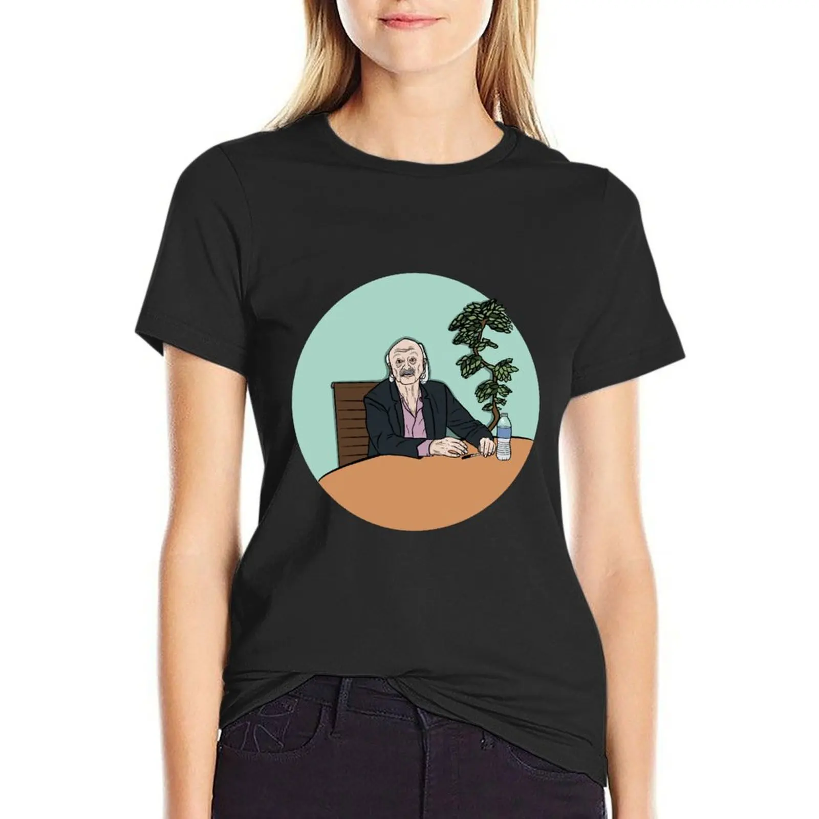 I think You Should Leave No Good Car Ideas Circle T-Shirt funny customizeds korean Women's clothes
