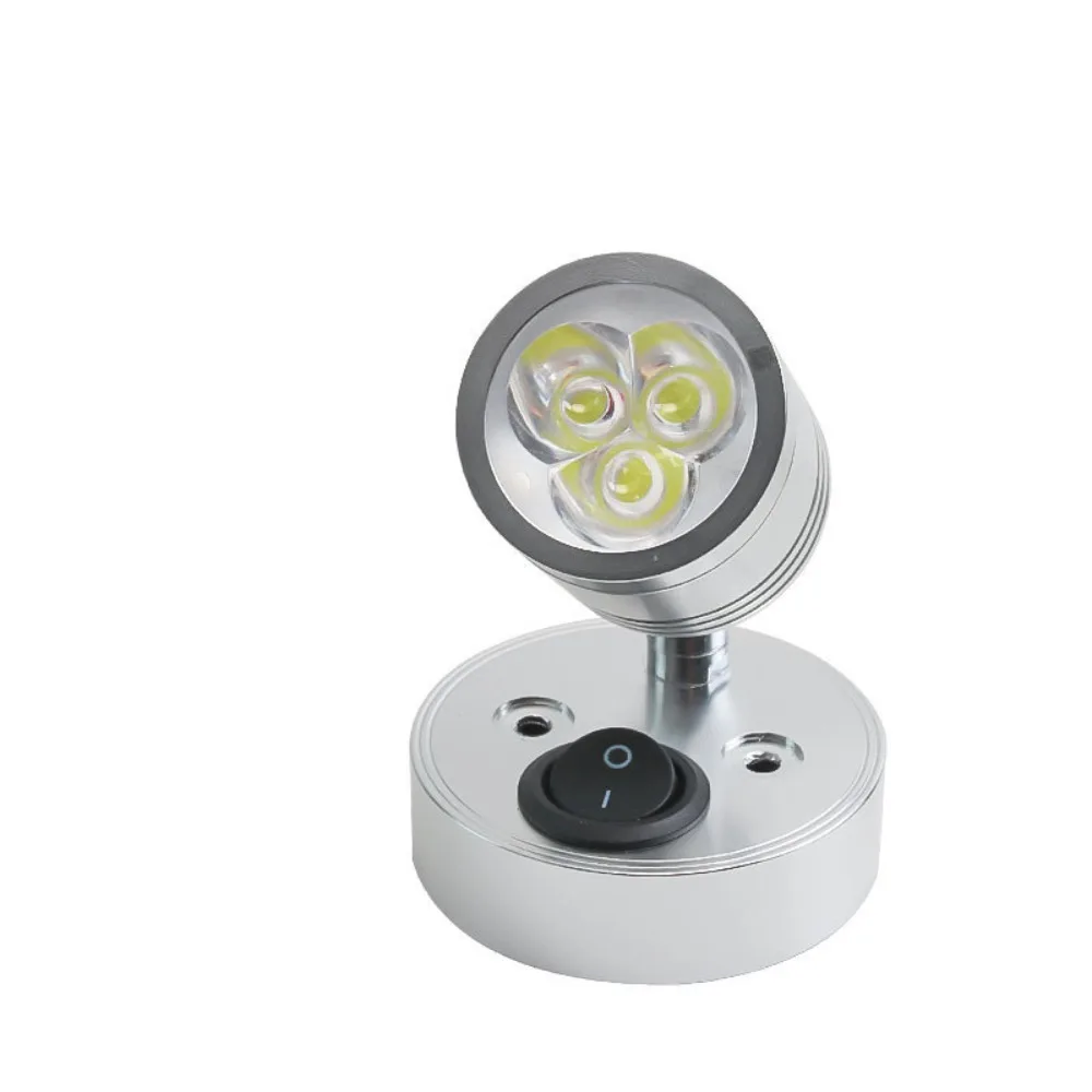 모던 캠핑카 보트 인테리어 LED 독서등, 스포트라이트, 밴 라이트, LED 벽 램프, 3W, 36V