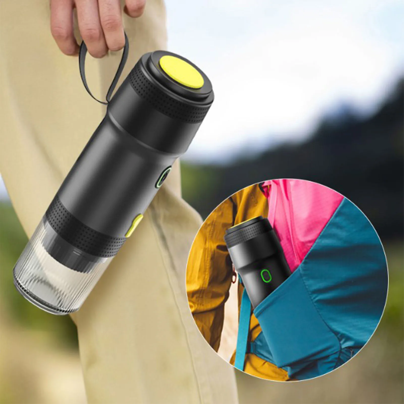 Portable Coffee Maker Fast Heating Easy To Clean 20Bar USB Car Charger Electric Coffee Machine for Outdoor Camping Travel Hiking