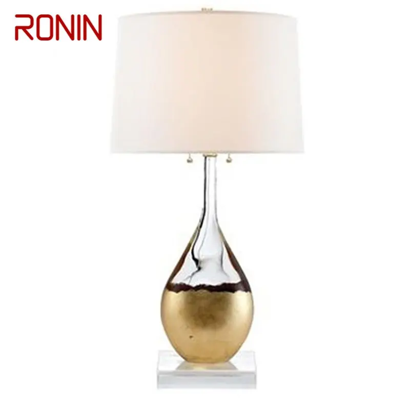 

RONIN Simple Table Desk Lamp Contemporary Creative LED Light for Home Living Bed Room Decoration