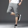 Men's Knitted Sports Pants Cotton Leisure Athletic Seven-cent Pants 3/4 Cropped Trousers Running Pants Men Fitness Sweatpants 6