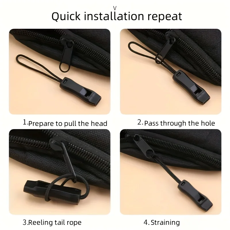 All-in-One Outdoor Survival Kit with Mini Whistle & Emergency Whistle Buckle, Compact Durable Gear for Camping, Hiking