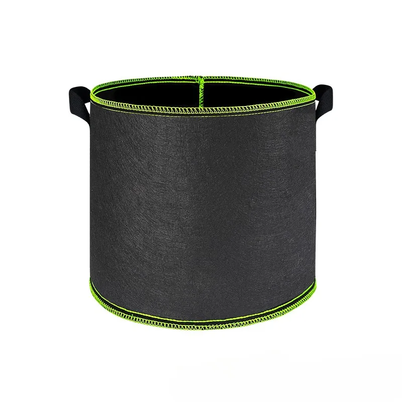 שקי גידול ירקות / פרחים / צמחים 2/3/5/7/10 גלון שקי גידול מעובדים מבד לא סרוג עם ידיות כד פרחים