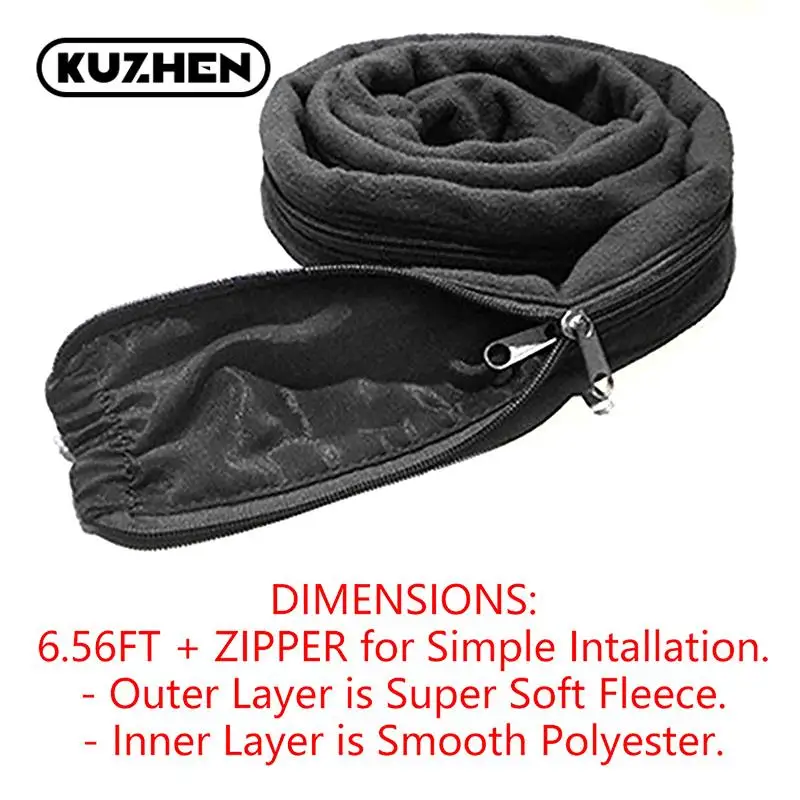 Description Picture 3 of item1Pcs 2M CPAP Tube Cover Hose Wrap Tubing Cover Zipper Hose Hook Loop with Zipper Tubing Wrap