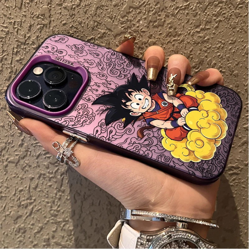 Anime Goku Flying Nimbus Phone Case - Vibrant Design