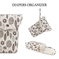 Sac à couches réutilisable imperméable pour bébé, sac de rangement humide/sec pour couches, pochette de transport pour couches, organisateur de couches pour bébé, empileurs de couches, paniers de rangement 3