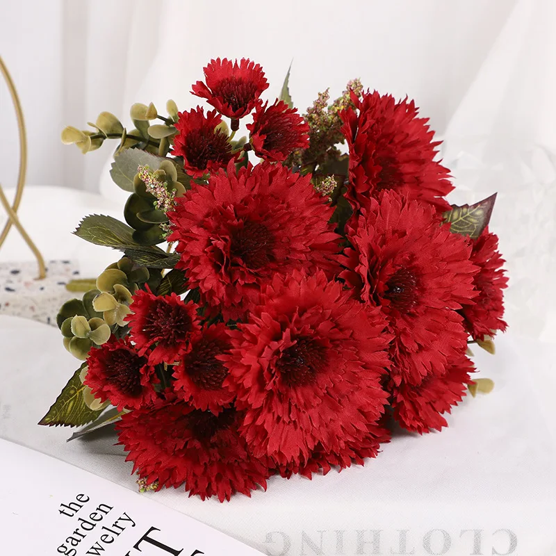 30cm Sonnenblume künstliche Blume duftende Kanai Chrysantheme Gänseblümchen Gerbera nach Hause Hochzeit Fotografie Requisiten Dekoration