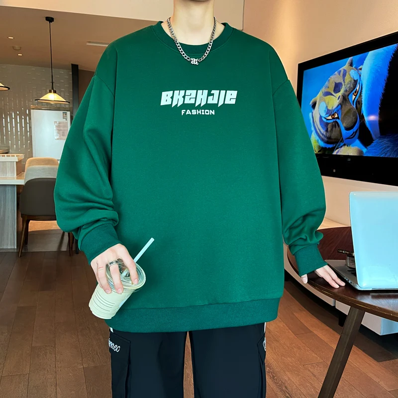 Mode männer Sweatshirts Frühling Herbst Lose Fit Top Pullover Jugend Koreanische Street Wear Hoodies Trendy Casual Pull Auf Kleidung