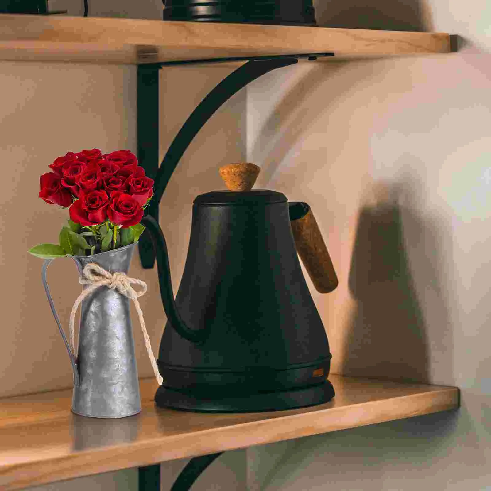 

Flower Bucket Retro Iron Bucket Flower Pot Vase Decoration Ornaments Rural Style Milk Pot Bucket for
