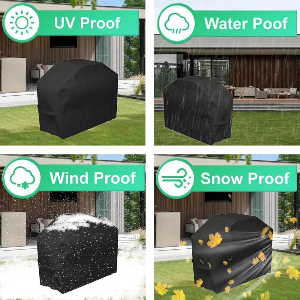 Premium Oxford Cloth Waterproof BBQ Grill Cover - Heavy Duty UV and Sun Protection for Outdoor Use
