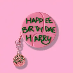 3D Birthday Cake Silicone Cartoon Earphone Case with Pendant Cover - Galaxy Buds 2 (With Pendant)
