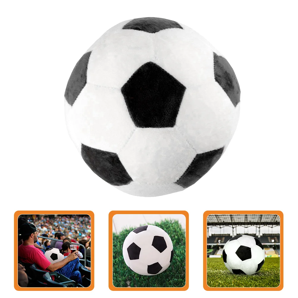 

Football Plush Toy Stuffed Model Plaything Soccer Shape Pillows Educational Childrens Toys