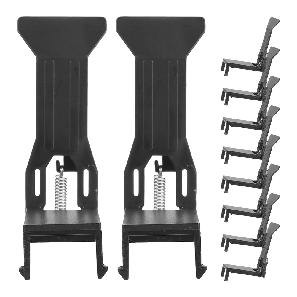 

10 Pcs Cashier Box Clip for Register Drawer Money Box Money Tray Replacement Plastic Fixing