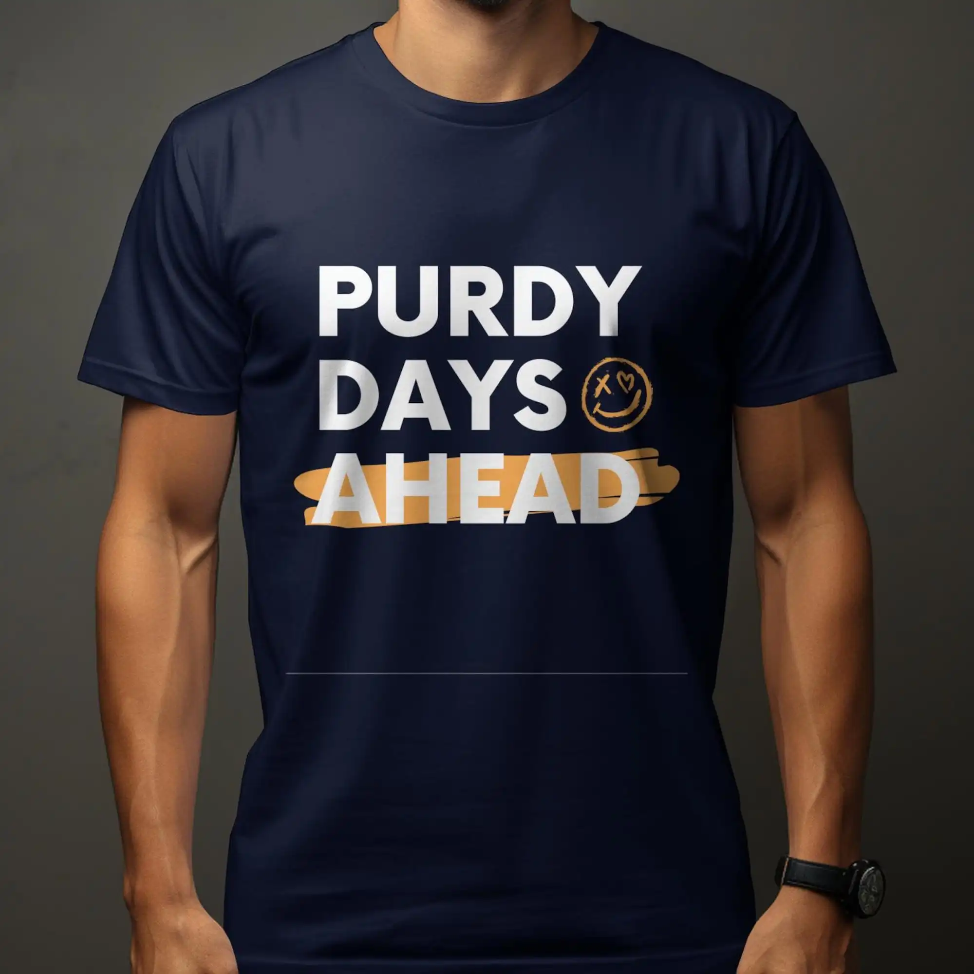 Maglietta Con Citazione Ispiratrice Purdy Days Ahead Messaggio Positivo Abbigliamento Casual Per Amico Motivazione Quotidiana Top