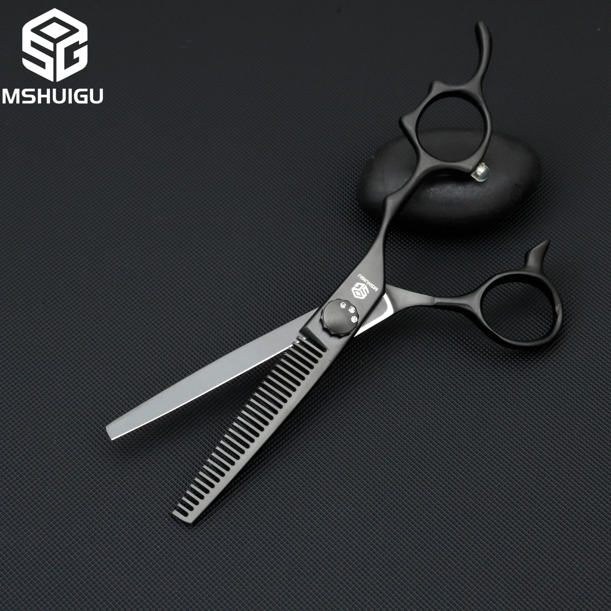 MSHUIGU Professionelle Friseurschere Multifunktionale Effilierschere mit Umkehrklinge VG10 4-7 Zoll Haushalts-Friseurwerkzeuge – Detail 10
