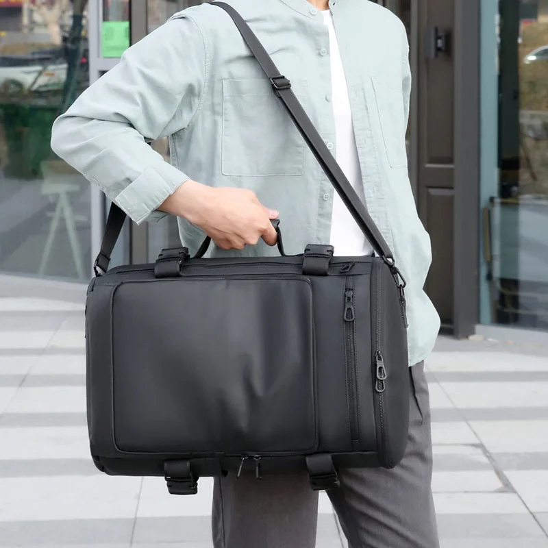 Zaino da Viaggio Convertibile per Uomo e Donna, Borsa Resistente Adatta per Laptop da 16 Pollici, per Fitness e Viaggi - immagine 2