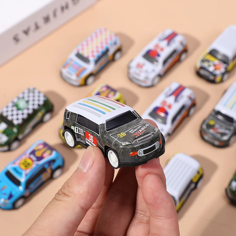 10/20Pcs Alloy Pull Back Car Kids Birthday Party Favors Goodie Pinata Fillers Mini Racing Vehicles Toy Boy Girl Christmas Gift