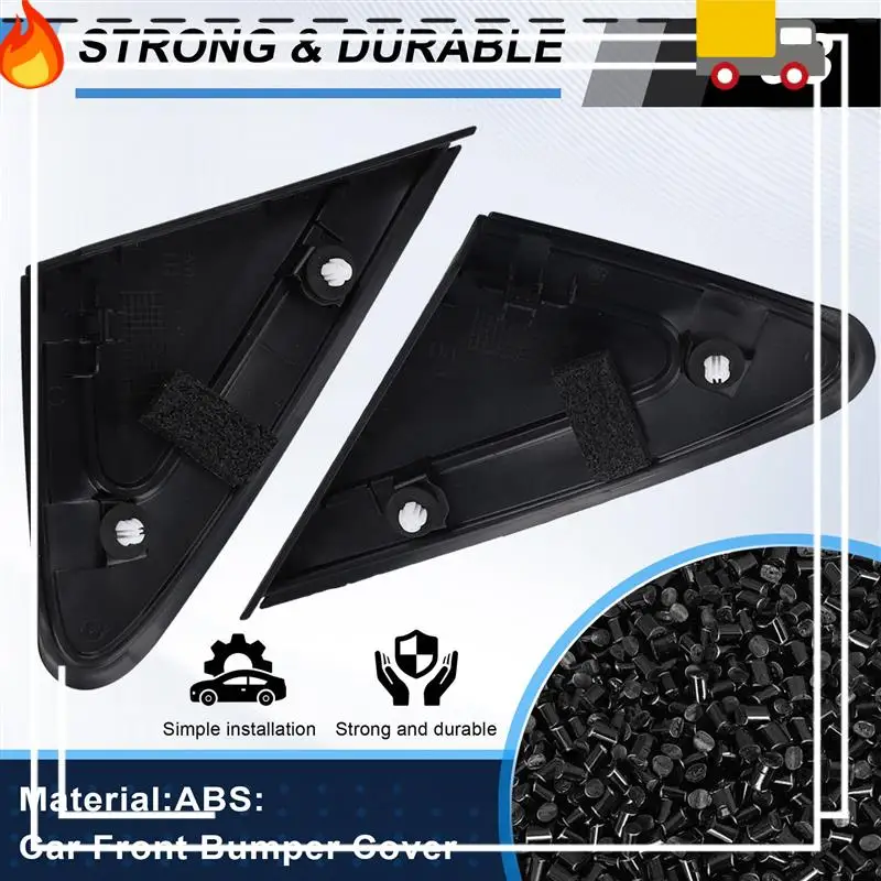 Car Side Mirror Corner Triangle Garnish Panel Window Triangle Plate 7407A521 For Mitsubishi Eclipse Cross -