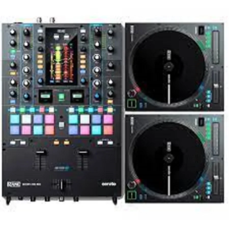 

Летняя скидка 50% Лидер продаж для оригинального RANE DJ Digital sevьдесят-TWO M K II микшер и пара из двенадцати M KII моторизованных