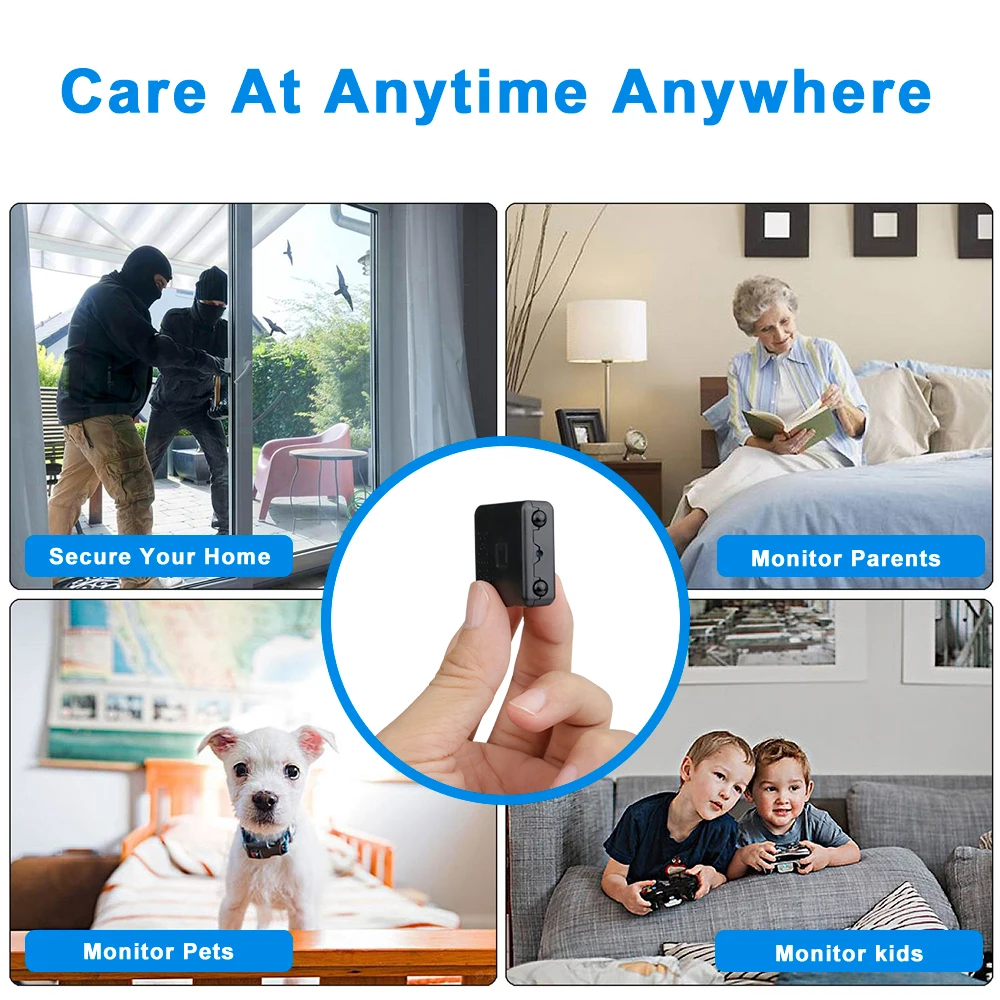 Description Picture 6 of item1080P HD Mini Camera Wifi Cam Built In Battery Home Security Small Camcorde IR Night Vision DVR Motion Detection Video Recorder