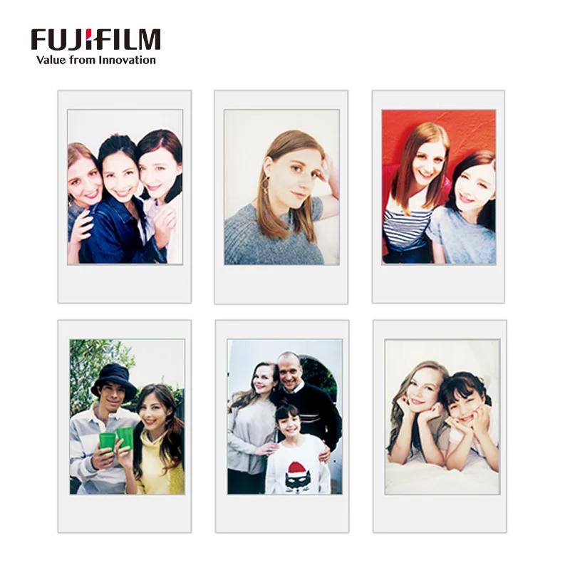 Fuji Fujifilm Instax Mini 11 Film White Edge Photo Paper Fcamera With Print For Instant Mini 9 8 12 25 50s Camera instant film paper color print film