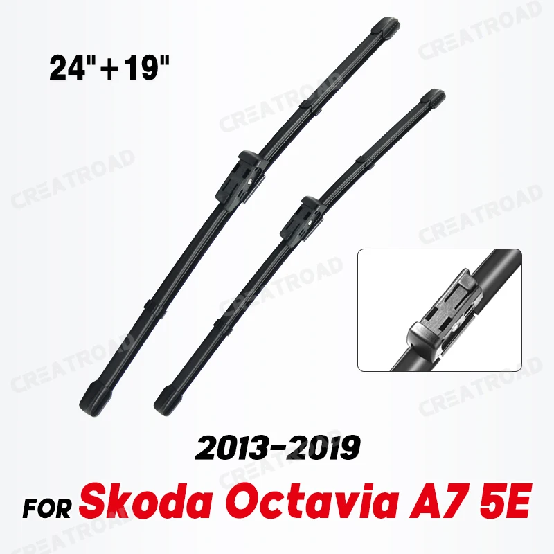 

Щетки стеклоочистителя LHD для Skoda Octavia A7 Typ5E MK3 2013-2019, 24 дюйма 19 дюймов