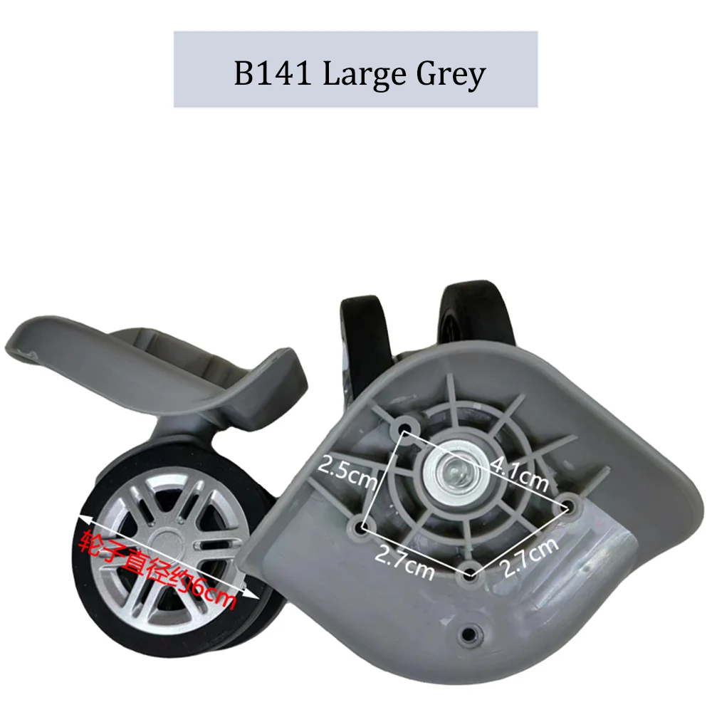 For LBJ B141LK Nylon Luggage Wheel Trolley Case Wheel Pulley Sliding Casters Universal Wheel Slient Wear-resistant Repair