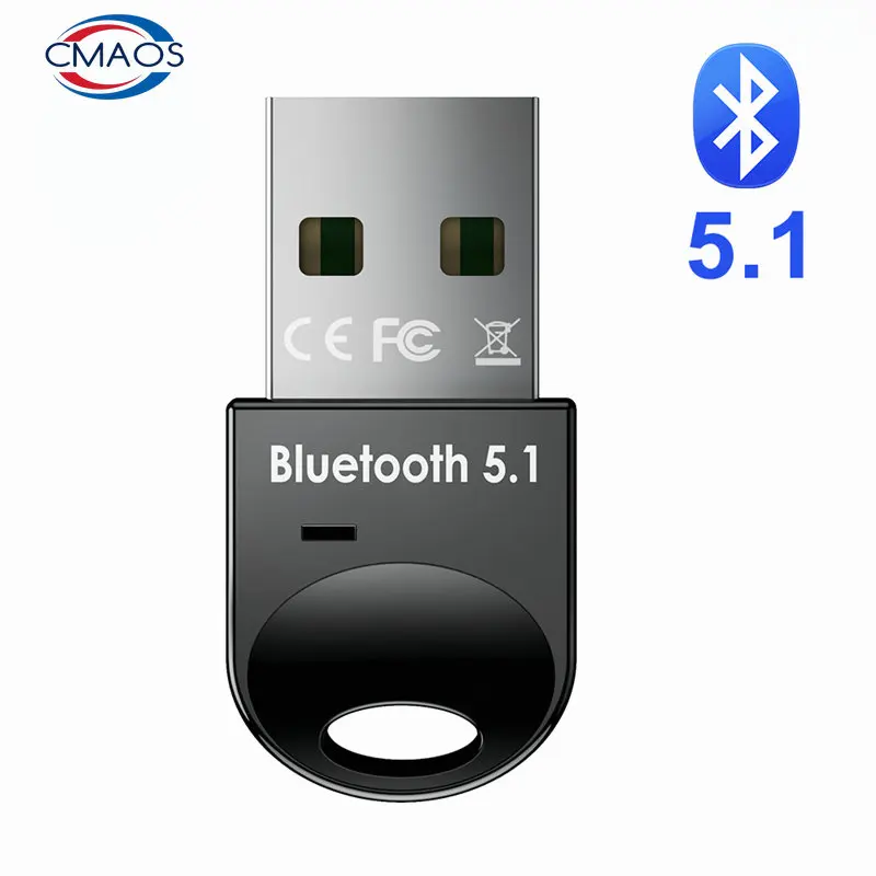 USB 블루투스 어댑터 5.1, 블루투스 수신기, USB 블루투스 5 0 동글, 5.0 BT 송신기, PC 노트북 스피커용 aptx 미니 어댑터