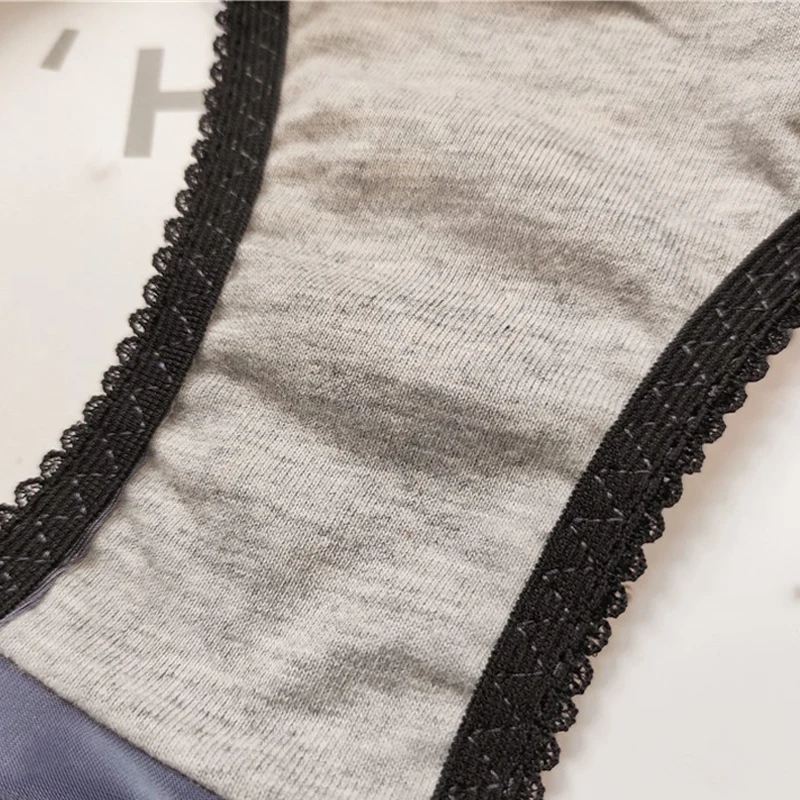 Fashion Sexy Girl Panties Glossy Embroidery Thong Women'S Seamless Underwear Low Waist Solid Satin Briefs Sports Underpants