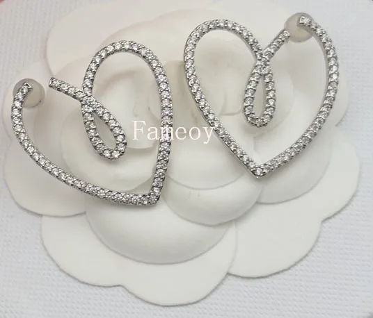 2024 Fashion New Round Cut Crystal Inlaid Pendant Women's Earrings