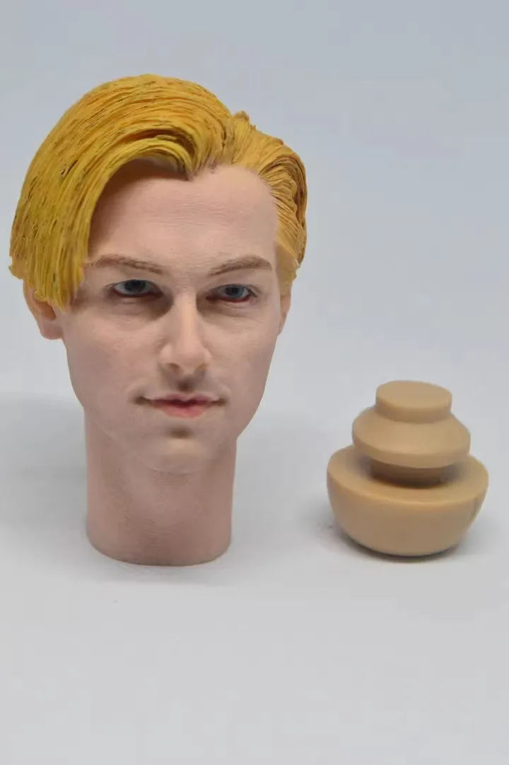 1/6 スケールヘッドスカルプト若いハンサムな少年男性兵士ヘッド