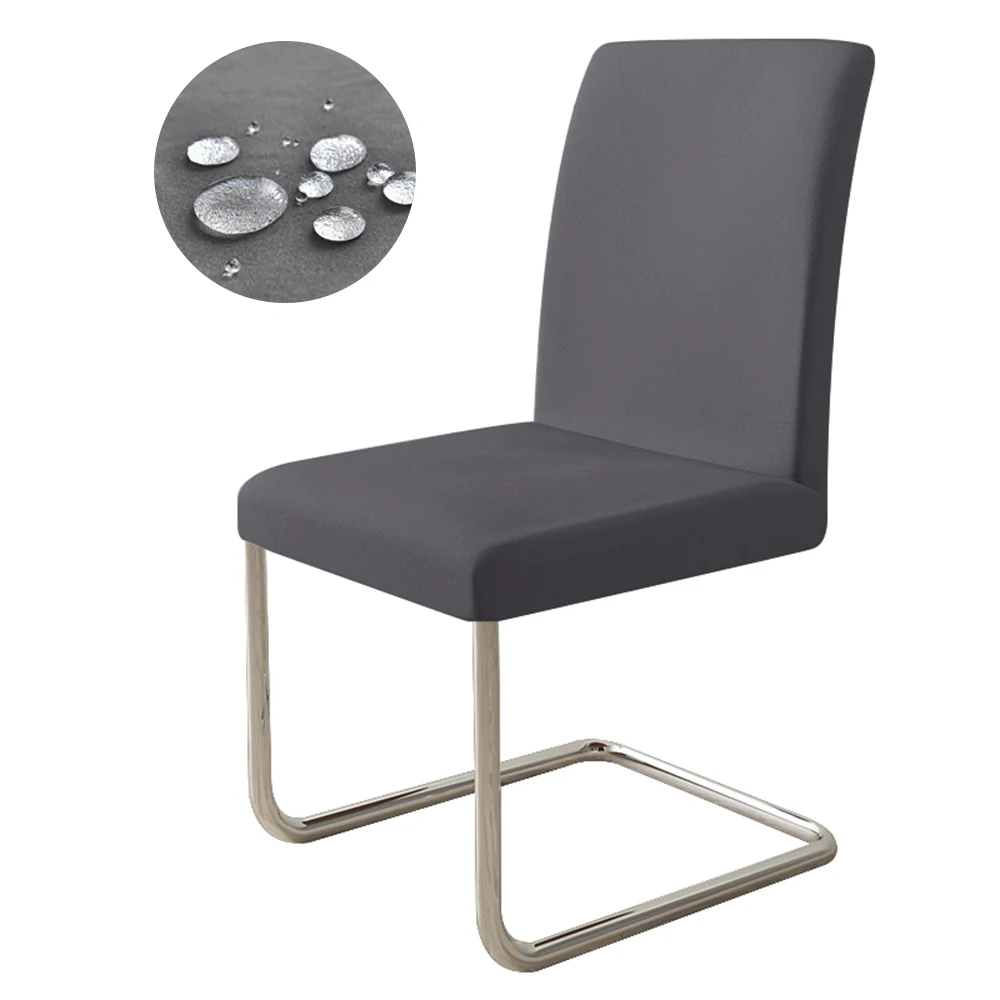 Chair Cover Waterproof Elastic Adjustable Anti-dirty 1PC For Dining Room Kitchen Wedding Hotel Banquet Restaurant