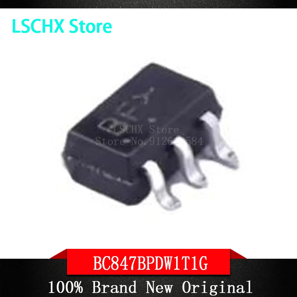

50 шт. 100% оригинальный новый BC847BPDW1T1G SOT-363 Silkscreen BF