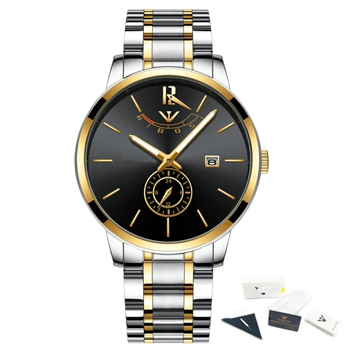 NIBOSI Relogio Masculino Mens Watches Top Brand Luxury Famous Men's Watch Fashion Casual Chronograph Military Quartz Wristwatch 