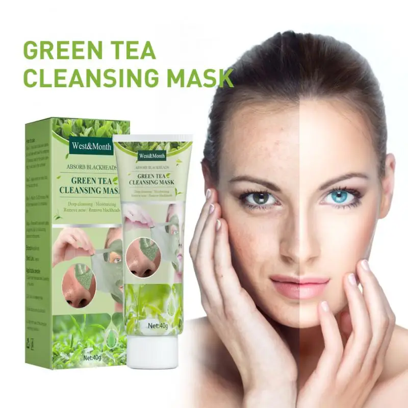 GreenTeaTearingMaskFacialDeepCleansingBlackheadsAcneGentle