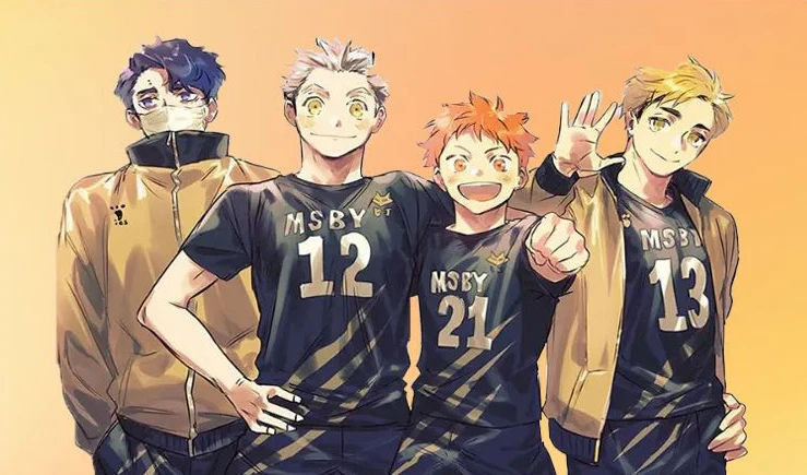 Haikyuu!!-Inspired Volleyball Jersey Costume Set for Cosplay Events
