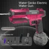 Water Gun 2024 New Gatling Mechanical Boy Electric Toy Outdoor Interactive Battle Toy Summer Fully Rechargeable Long-Range 1