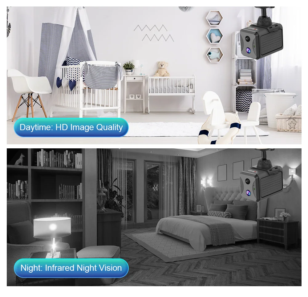 Built in rechargeable battery for the camera