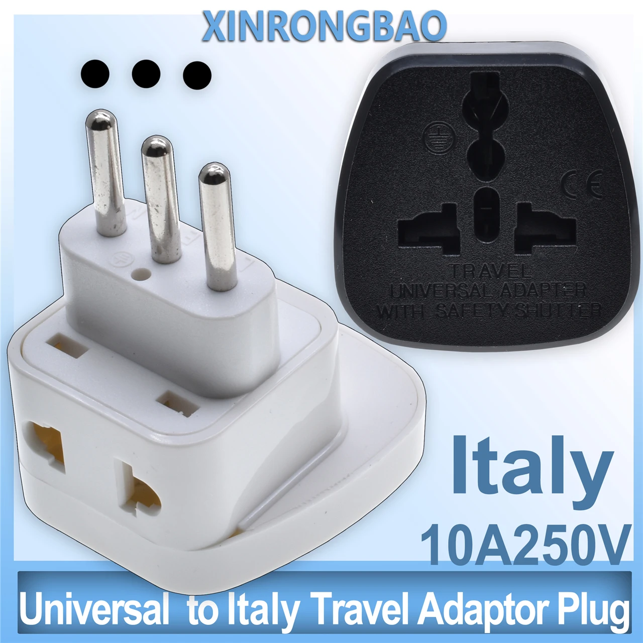 Universal High-Quality Type L Travel Plug Converter Adapter