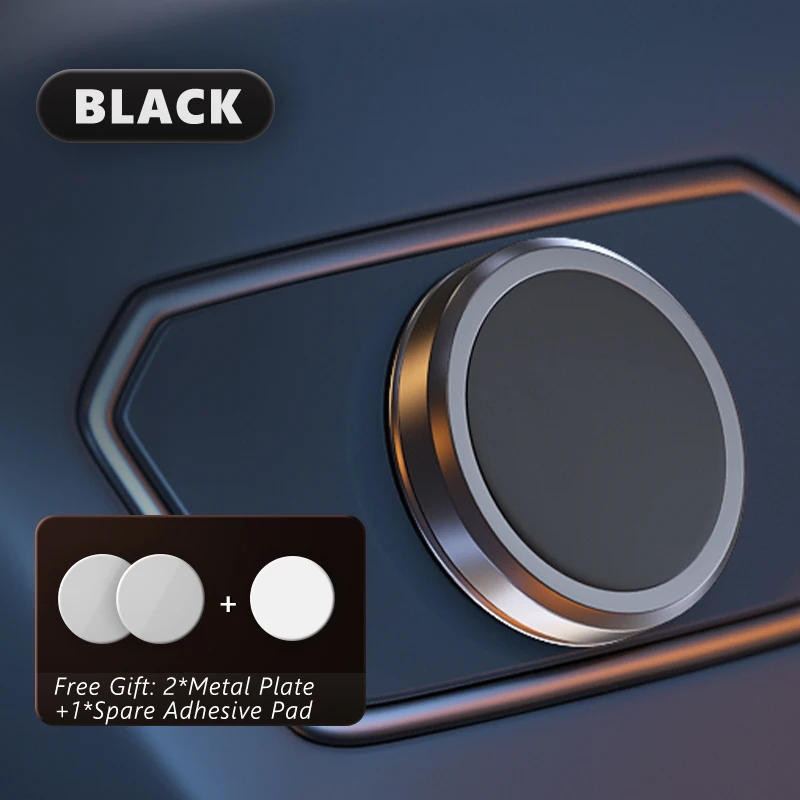 Sleek Magnetic Car Phone Holder with 360° Rotation Capability