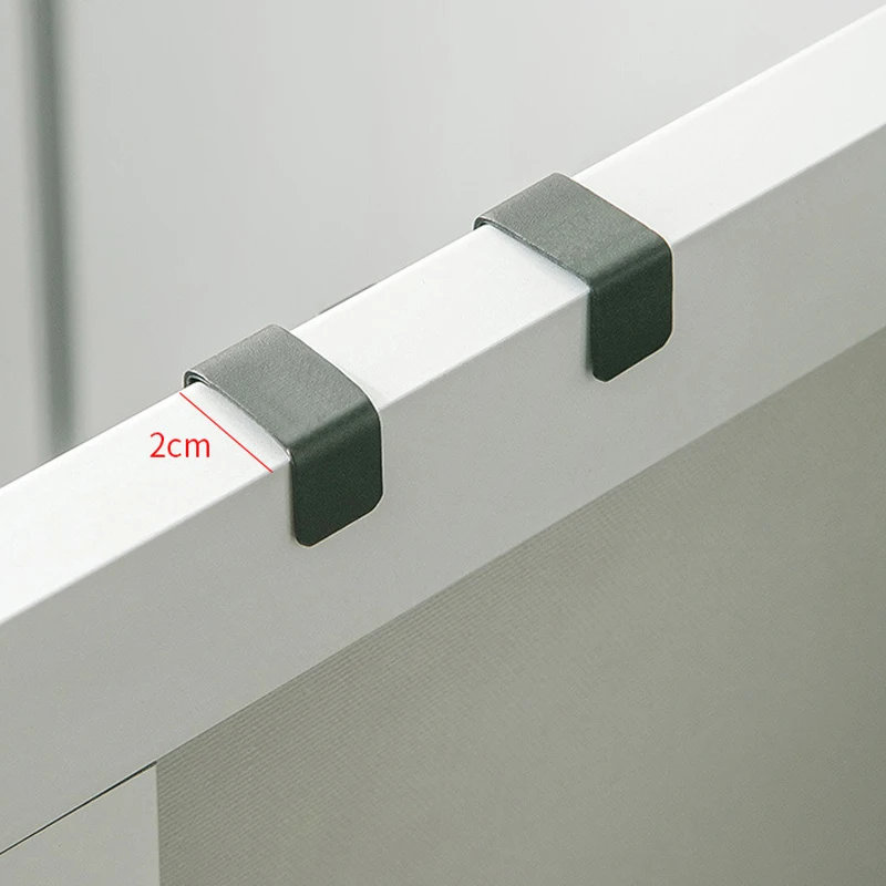 Metal Hooks Kitchen Cabinet Door Back Hook Bathroom Hanging Rack Clothes Coat Hat Towel Hanger Storage Hook Office Accessories